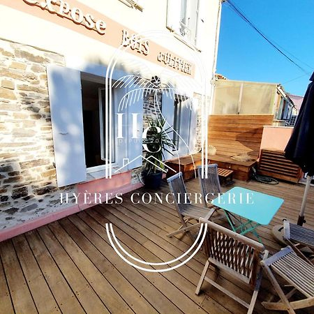 Petit Moulin-T3 Giens-Clim-Parking Daire Hyères Dış mekan fotoğraf